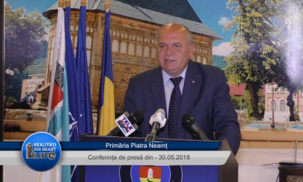 Conferintă de presă Primaria Piatra Neamț 30.05.2018