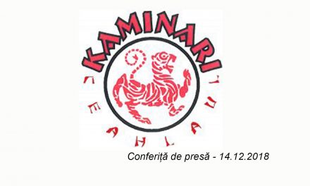 Clubul de Karate Tradițional Kaminari Piatra Neamț – 14.12. 2018
