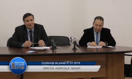 Conferință de presă Direcția Agricolă Neamț 31.01.2019